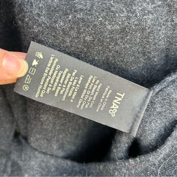 TNA Aritzia wool wrap top - Picture 4 of 4